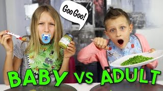 BABY FOOD vs ADULT FOOD