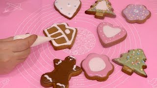 Роспись пряников глазурью для начинающих / Painting gingerbread glaze for beginners