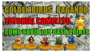 GOLDEN BIRDS 3.0 | Tutorial completo | Cómo subir los Cash Points | pagina pagando