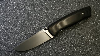 Авторский нож: "Лисёныш" от Сержанта. М390, титан и G10.