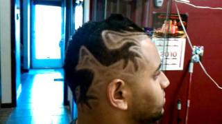 3D lizard haircut by Rich Cuts