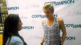 me meeting cody simpson