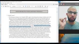 CPA - Audit - Lec 4 - Module 1 - الحصة الرابعة من مادة المراجعة - الفصل الأول
