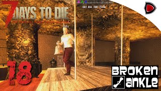 7 Days to Die|Broken Ankle Builds Whiterun|A14|4K| #18: Pole Dancing Mafke
