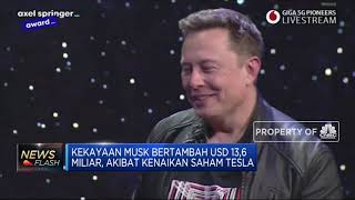 Geser Jeff Bezos, Elon Musk Terkaya Sejagat