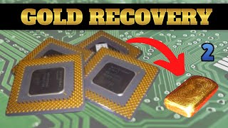 How to recover Gold from Scrap Ceramic CPU - Part 2