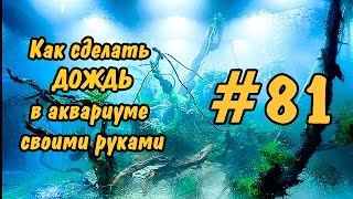 #81 Как сделать дождь в аквариуме, палюдариуме своими руками. Rain in the aquarium, paludariums DIY