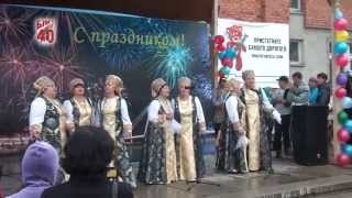 Встреча агитпоезда в п. Новый Уоян  2014г.