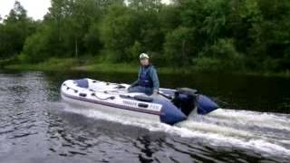 Ямаран F410 и Баджер 390 HD. Моторы Тохатсу MFS 18 4-х такт