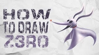 How to draw ✎ ZERO ✎ THE NIGHTMARE BEFORE CHRISTMAS [HALLOWEEN SPECIAL]