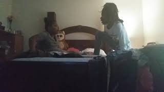 Doing contortion yoga poses *She kicked me in my eye* *Failed*