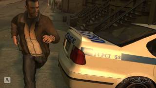 GTA 4 Funny police chase PSYCHO (HD)