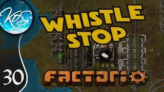 Whistle Stop Factorio Ep 30: BLUE CIRCUIT OUTPOST - Mod Spotlight, Let's Play, Gameplay
