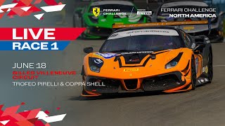 Ferrari Challenge North America - Trofeo Pirelli & Coppa Shell- Circuit Gilles - Villeneuve, Race 1