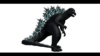 Godzilla 3D Model Turnarounds (made in Blender)