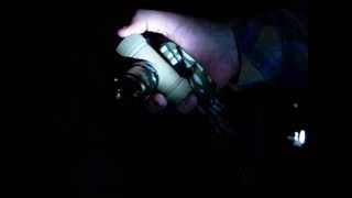 Ночной тест фонаря Police 6866-XPE 5000W. Night test head lamp.