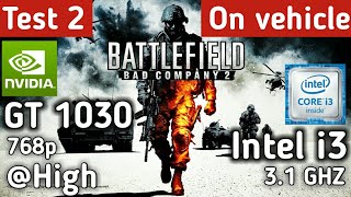 Battlefield : Bad Company 2 (Test2) - Nvidia GT 1030 OC - INTEL i3 2100 - 6GB 1333MHZ RAM