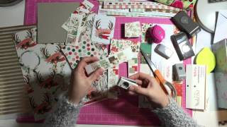 Winter Holiday serie episode 1: Punching out embellishments (ENG)