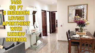 1420 sq ft 3 Bedroom Lavish Apartment with Luxury interior Gillco Parkhills Mohali