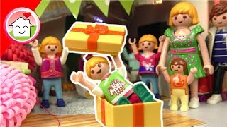 Playmobil Film deutsch - Überraschungsparty für Lena - Kinder Spielzeug Video Familie Hauser