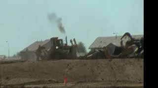 Cat D10 Dozer Push Loading 631 Scrapers