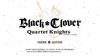 Black Clover Quartet Knights - Download PSN Beta Client for Access! ***Only up for Today!***