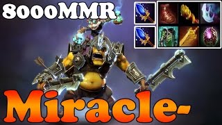 Dota 2 - Miracle- 8000MMR Plays Alchemist - Full Game - Ranked Match Gameplay