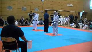 ２０１３極真空手北海道大会中学生の部　決勝　八木橋力人