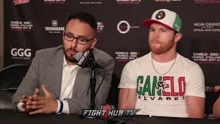 CANELO ALVAREZ "I WANT TO KO GOLOVKIN TO LEAVE NO DOUBT!"