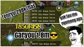 Toram Online Katana level 190 tenryu 290k Garyou 1.8m Build son of Dragon ?