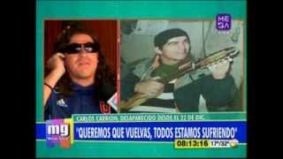 Buscamos a Carlos Carrión, quien está desaparecido desde el 22 de diciembre