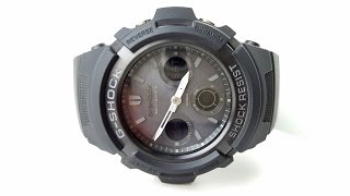 Обзор и настройка Casio G-Shock AWG-M100B-1A (Review ans setting)