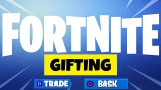 *NEW* GIFTING SKINS GAMEPLAY IN FORTNITE! How to Gift Skins in Fortnite.. (Skin Gifting System)