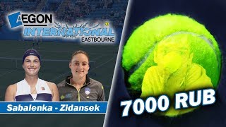 Aryna Sabalenka - Tamara Zidansek | 2019 Nature Valley International