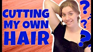 Screw dysphoria! I'll cut it myself! // Noob Cuts Hair for Pride Month