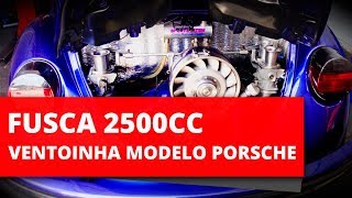 Fusca 2.5cc VW AR com Ventoinha modelo Porsche Importada Sportsystem Motors