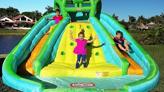 Diana mencoba tumbuh dewasa untuk melompat di atas trampolin | Diana and Roma Bahasa Indonesia