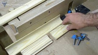 Как сделать плинтус с помощью циркулярки и фрезера
