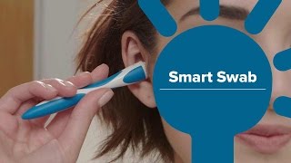 Watch how to easily and safely clean your ears with Smart Swab