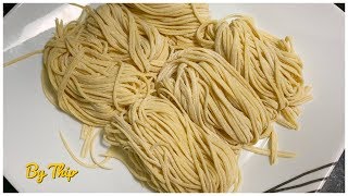 วิธีทำบะหมี่ไข่/  How to make Egg Noodles