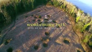 Worlebury Hill Iron Age Hill Fort - short drone flyover