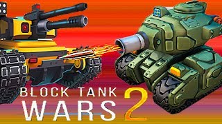BLOCK TANK WARS 2 Новый мультик про танки экшин видео для детей много танков и прокачек бои танков