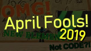 [OMG!!] NEW ELEMENT APRIL FOOLS PRANK! - Elemental Battlegrounds - Roblox ?