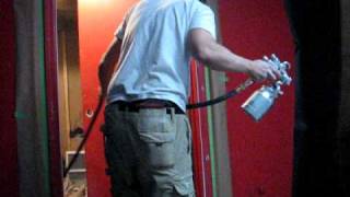 HVLP Experiment: Spraying