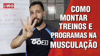 Como montar treinos e programas na musculação