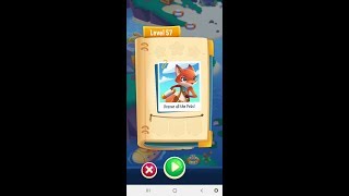 Pet Rescue Puzzle Saga Level 57