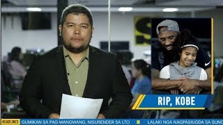 Kobe Bryant, anak patay sa helicopter crash sa California