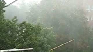 Ураган и ливень в Дивноморске / Heavy rain with hurricane in Divnomorsk