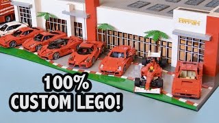 Incredible LEGO Ferrari Dealership – 36,000 Pieces!