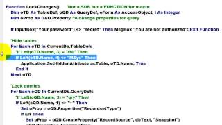 Protecting Your Access Database with VBA